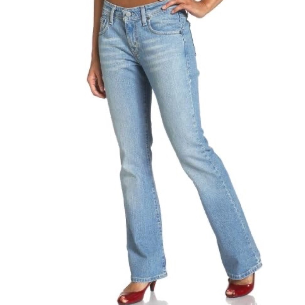 Levi’s 518 Straight Light Washed Jeans Blue